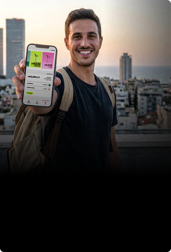 איור גרפי של ממשק החשבון